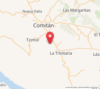 Map of Francisco Sarabia, Chiapas