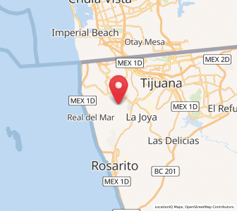 Map of Francisco Zarco, Baja California