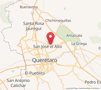 Map of Fray Junípero Serra [Fraccionamiento], Querétaro