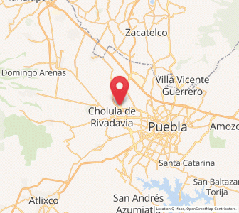 Map of Fuerte de Guadalupe, Puebla