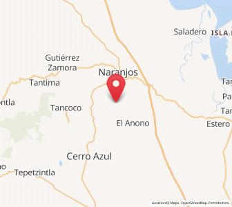 Map of Galeana, Veracruz