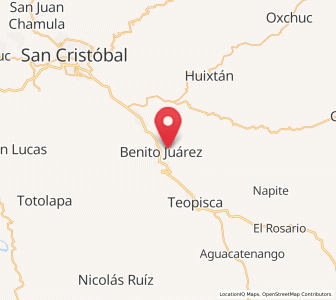 Map of Galilea, Chiapas
