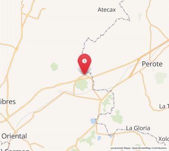 Map of Guadalupe Sarabia, Puebla