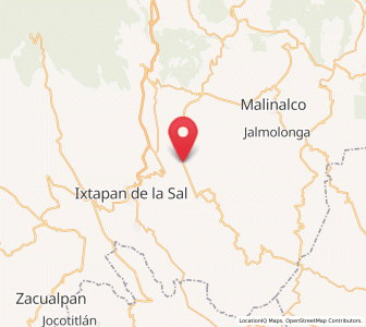 Map of Guadalupe Tlapizalco, México