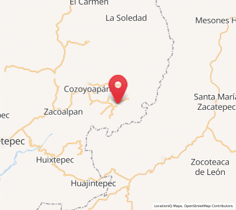 Map of Guadalupe Victoria, Guerrero