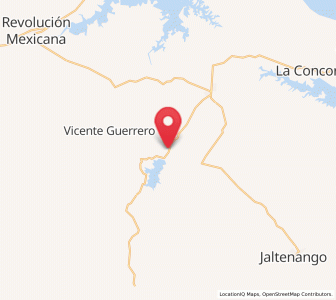 Map of Guadalupe Victoria, Chiapas