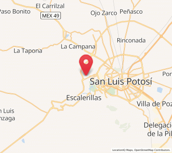 Map of Guadalupe Victoria, San Luis Potosí
