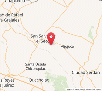 Map of Guadalupe Victoria, Puebla