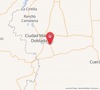 Map of Guayabo de Santa Rita, Guanajuato