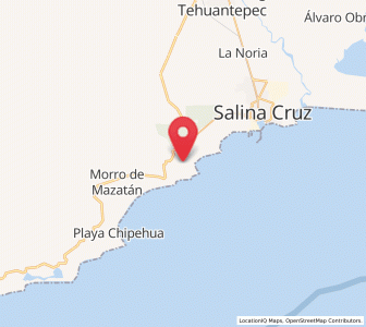 Map of Guelaguechi, Oaxaca