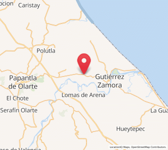 Map of Hermenegildo Galeana, Veracruz