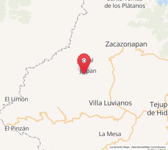Map of Hermiltepec, México