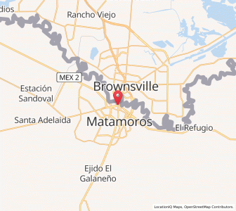 Map of Heroica Matamoros, Tamaulipas