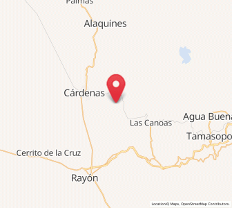 Map of Higinio Olivo, San Luis Potosí
