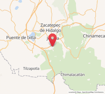 Map of Higuerón, Morelos