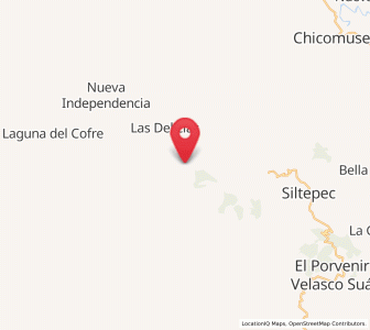 Map of Honduras, Chiapas