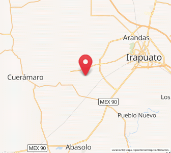 Map of Horta (San Antonio de Horta), Guanajuato