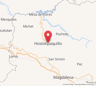 Map of Hostotipaquillo, Jalisco