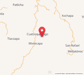 Map of Huehuetepec, Guerrero
