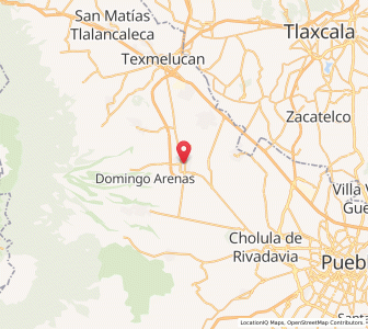 Map of Huejotzingo, Puebla