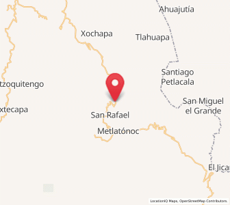 Map of Huexoapa (San Juan Huexoapa), Guerrero
