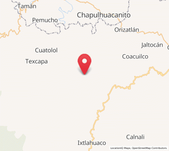 Map of Huitepec, Hidalgo