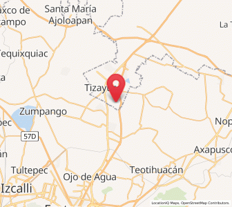 Map of Huitzila, Hidalgo