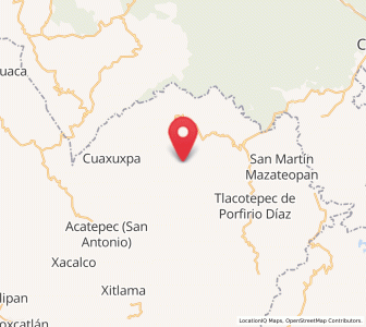 Map of Huitzmaloc, Puebla