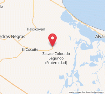 Map of Ignacio de la Llave, Veracruz