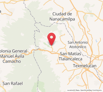 Map of Ignacio Manuel Altamirano, Puebla