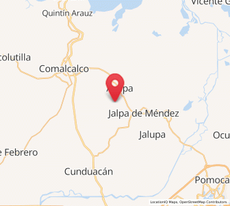 Map of Iquinuapa, Tabasco