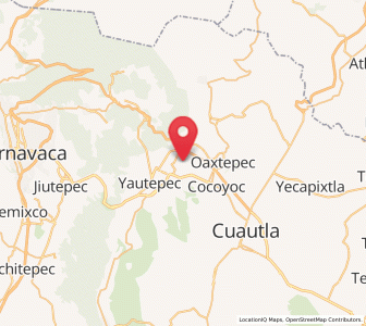 Map of Itzamatitlán, Morelos