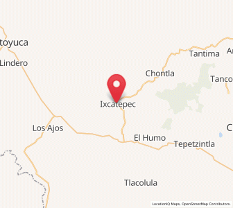 Map of Ixcatepec, Veracruz