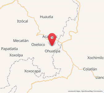 Map of Ixtaczoquio, Hidalgo