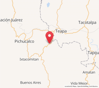 Map of Ixtapangajoya, Chiapas