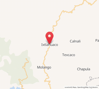 Map of Ixtlahuaca, Hidalgo