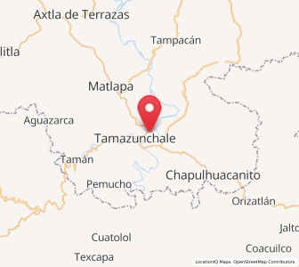 Map of Ixtlapalaco, San Luis Potosí