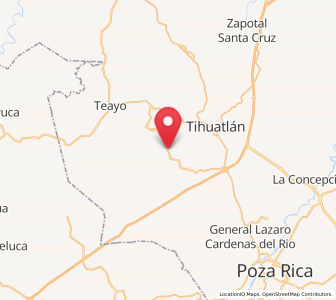 Map of Jiliapa Segundo, Veracruz