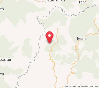 Map of Jiliapan, Hidalgo