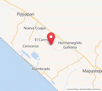 Map of Joaquín Miguel Gutiérrez (Margaritas), Chiapas