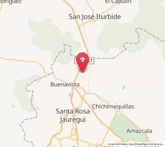 Map of Jofre, Querétaro