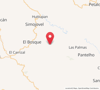 Map of Jolitontic, Chiapas
