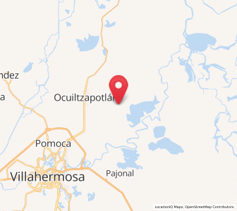 Map of Jolochero 2da. Sección, Tabasco
