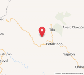 Map of Jolsibaquil, Chiapas