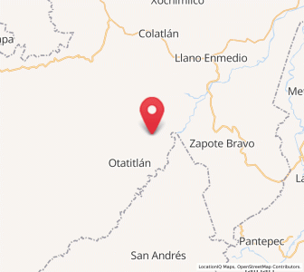Map of Jonotal Azteca, Veracruz
