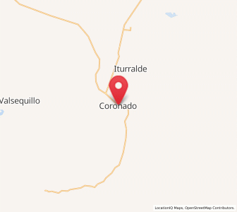 Map of José Esteban Coronado, Chihuahua