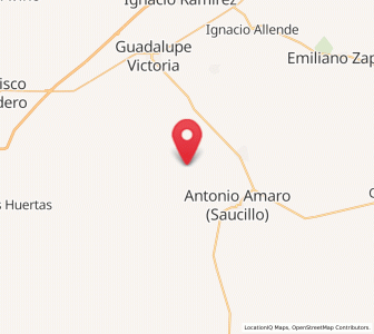 Map of José Guadalupe Rodríguez, Durango