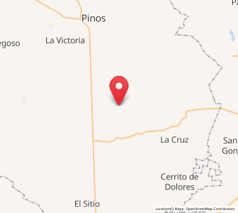Map of José María Morelos, Zacatecas