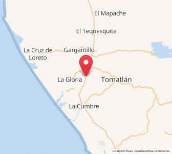 Map of José María Pino Suárez (Nuevo Nahuapa), Jalisco