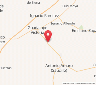 Map of José María Pino Suárez (Providencia), Durango